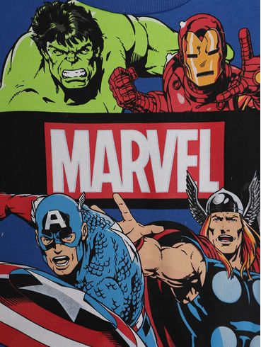 Moletom Avengers Infantil Para Menino - AZUL