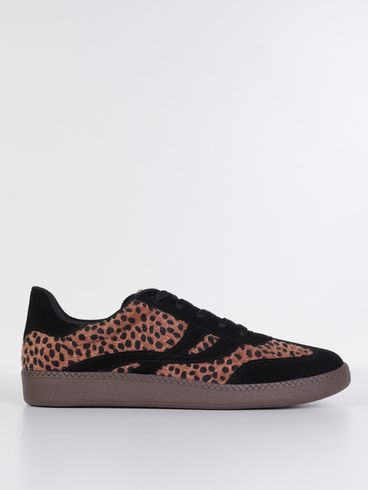 Tênis Animal Print Quiz Feminino PRETO/MARROM