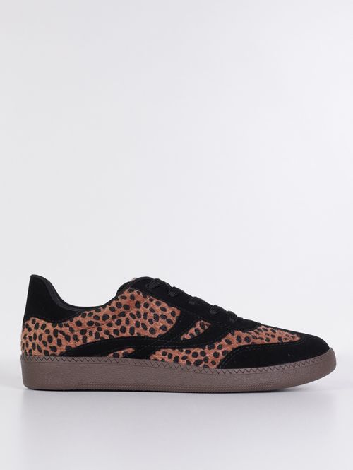 Tênis Animal Print Quiz Feminino PRETO/MARROM
