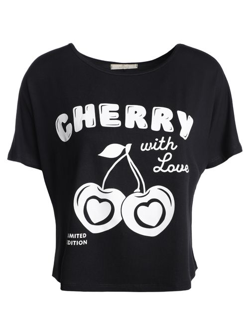 Blusa Manga Morcego Cherry Autentique Feminina PRETO