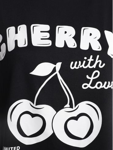 Blusa Manga Morcego Cherry Autentique Feminina PRETO