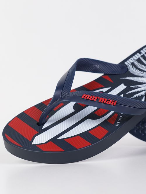 Chinelo Tropical Mormaii Masculino AZUL/VERMELHO
