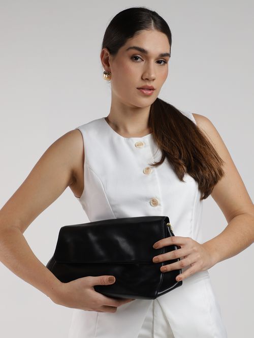 Bolsa De Ombro Alça Corrente Feminina PRETO