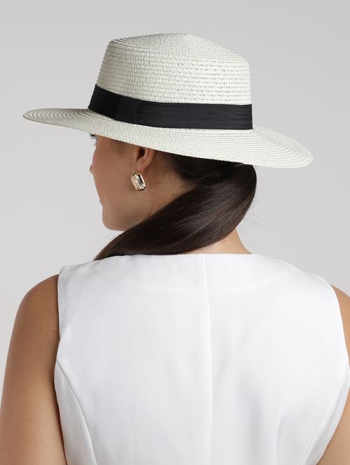 Chapéu de Praia Aba Média OFF WHITE