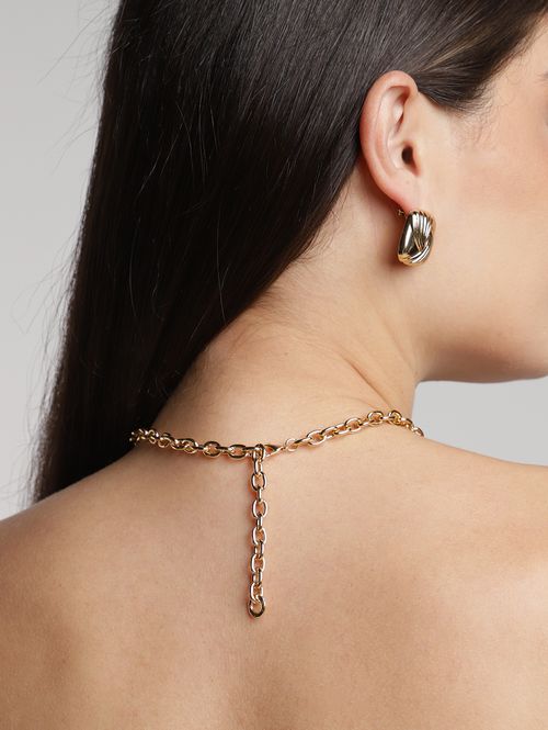 Colar Mix Pingentes do Mar DOURADO