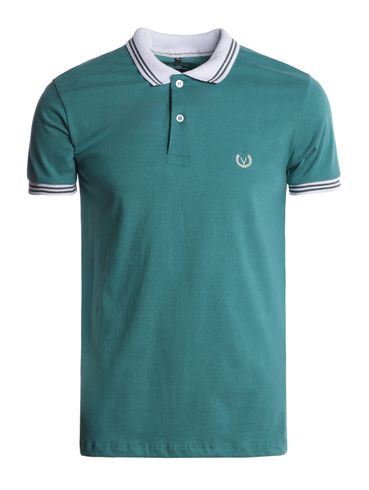 Polo Malha Manga Curta Vilejack Masculina VERDE