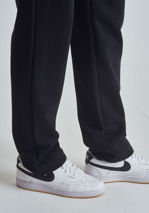 Calça moletom básica reta