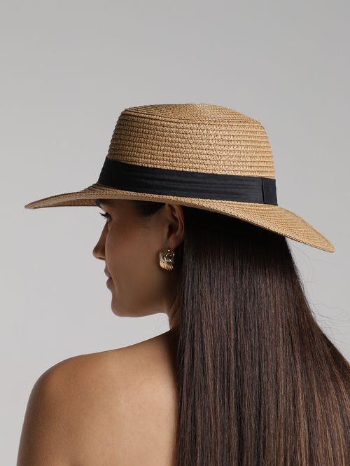 Chapéu de Praia Aba Média CARAMELO