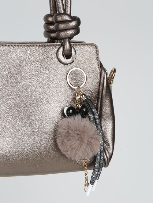 Bolsa Bag Estruturada Feminina PRATA