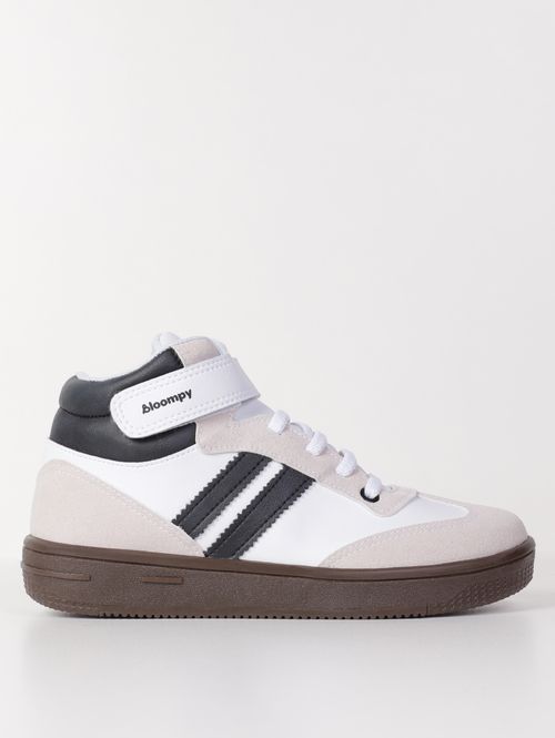Tênis Cano Alto Juvenil Para Menina - OFF WHITE/BRANCO