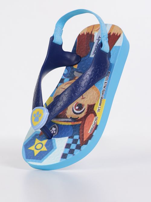 Chinelo Patrulha Canina Ipanema Para Bebê Menino- AZUL/MARINHO