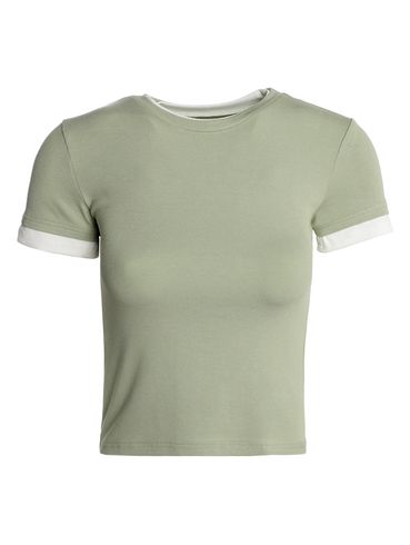 Blusa Manga Curta Eagle Rock Feminina VERDE