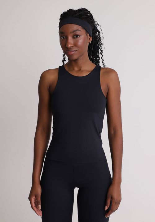 Regata top com faixa de cabelo moove