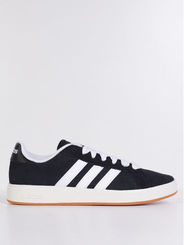 Tênis Casual Grand Court Base 00S Adidas Masculino PRETO/BRANCO