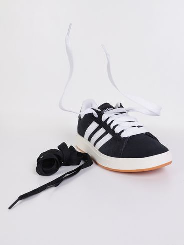 Tênis Casual Grand Court Base 00S Adidas Masculino PRETO/BRANCO