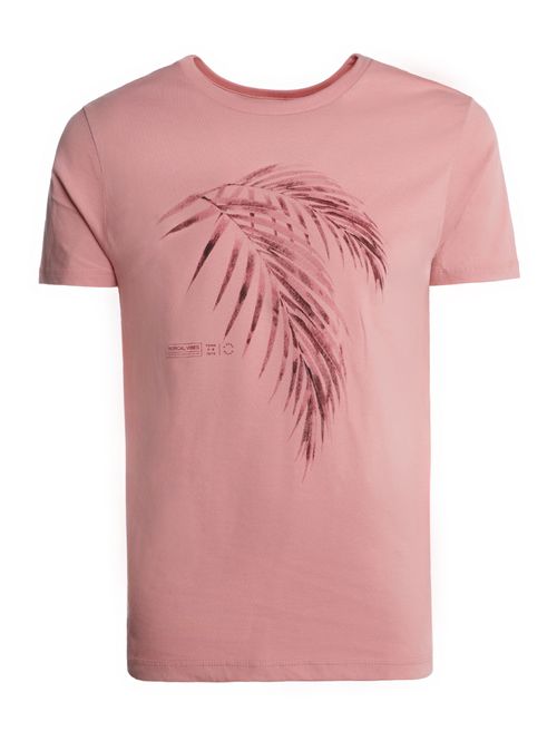 Camiseta Manga Curta Estampada Masculina ROSE
