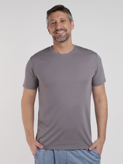 Camiseta Básica Masculina CINZA