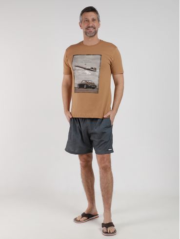 Calção Sublimado Masculino GRAFITE