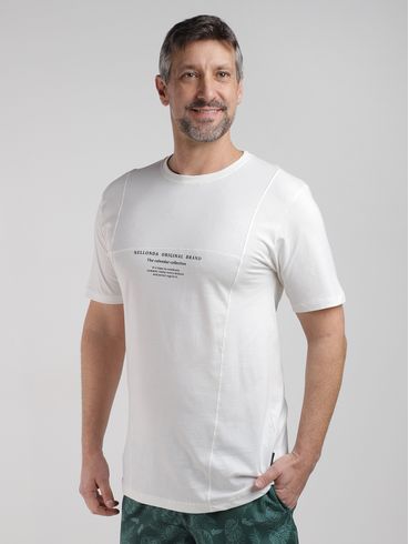 Camiseta Manga Curta Masculina OFF WHITE