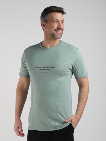 Camiseta Manga Curta Masculina VERDE CLARO