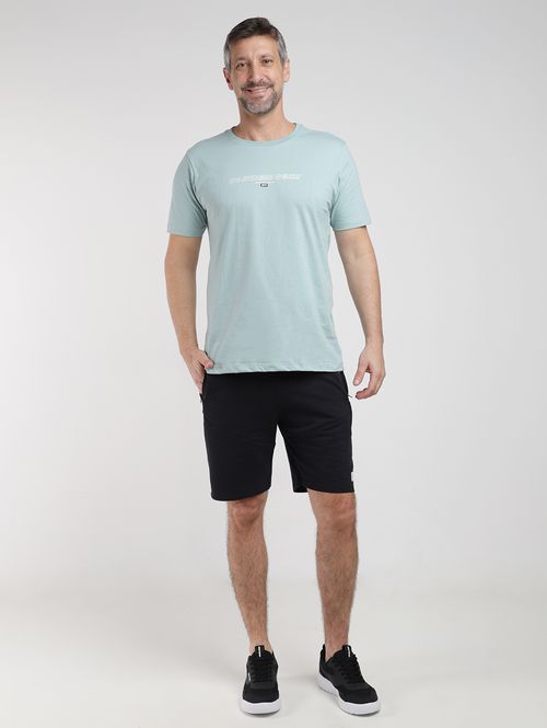 Bermuda Moletinho Masculina PRETO