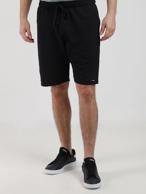 Bermuda Moletinho Masculina PRETO