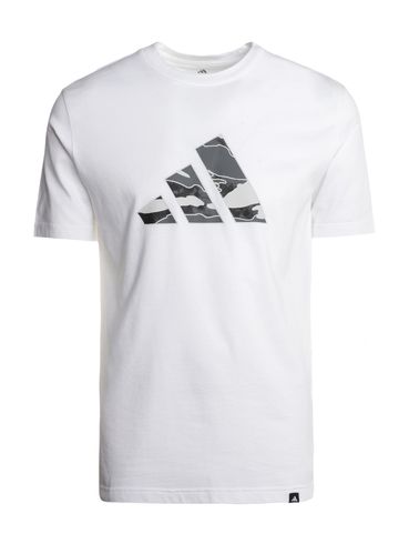 Camiseta Manga Curta Estampada Adidas Masculina BRANCO