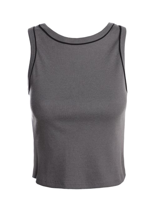 Blusa Regata Canelada Frizada Cativa Feminina CHUMBO