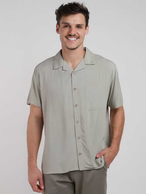 Camisa Gola Cubana Masculina CHUMBO