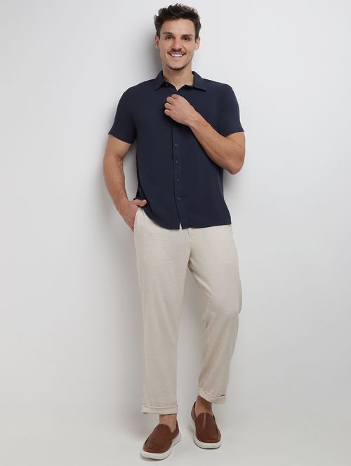 Camisa Manga Curta Masculina MARINHO