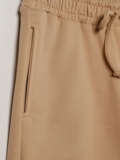 Short Moletom Juvenil Para Menina - BEGE