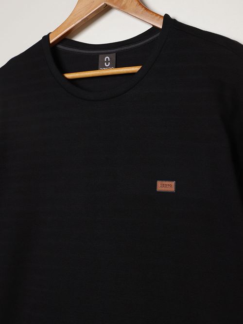 Camiseta Manga Curta Plus Size Masculina PRETO