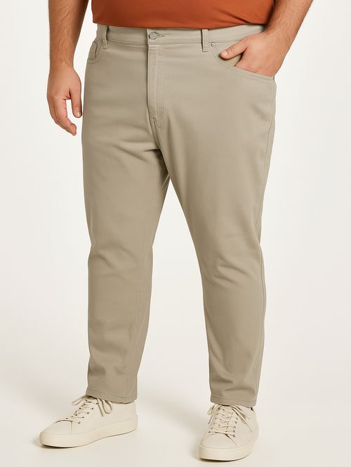 Calça Sarja Bivik Plus Size Masculina AREIA
