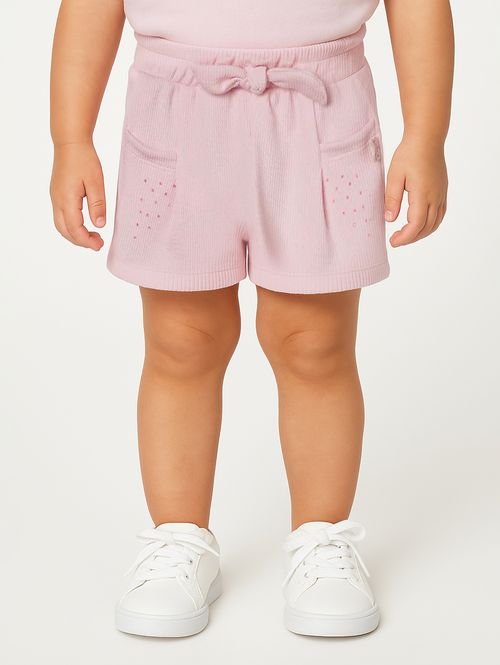 Short Clochard Infantil Para Bebê - ROSA CLARO