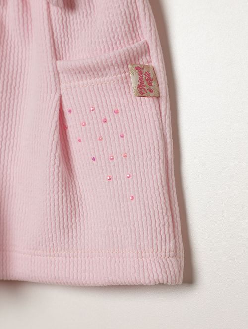 Short Clochard Infantil Para Bebê - ROSA CLARO