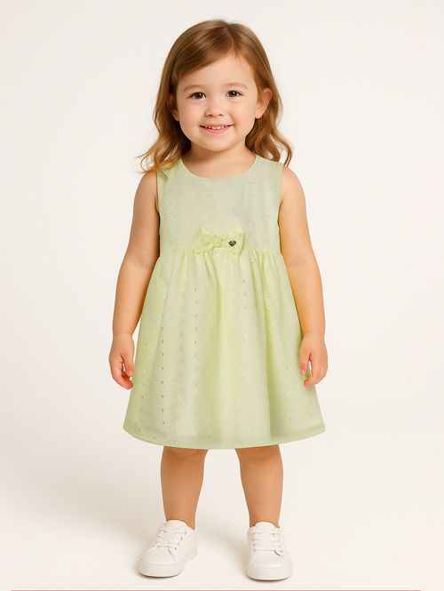 Vestido Infantil Para Menina - AMARELO