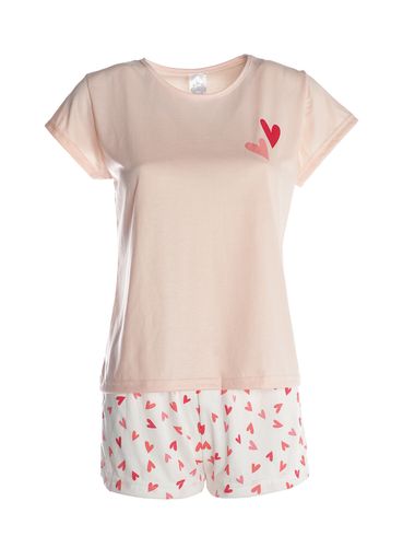 Pijama Curto Estampado Feminino SALMAO