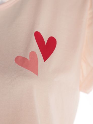 Pijama Curto Estampado Feminino SALMAO