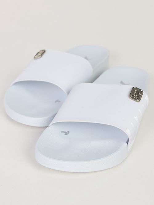 Slide Rider Masculino BRANCO/PRATA