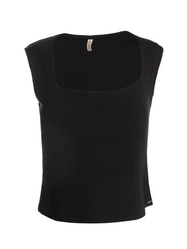 Blusa Canelada Regata Cativa Feminina PRETO