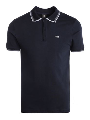Polo Malha Suede Masculina MARINHO