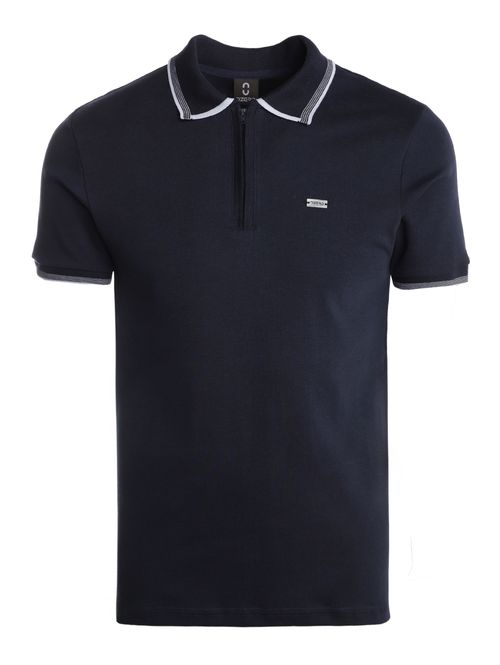 Polo Malha Suede Masculina MARINHO