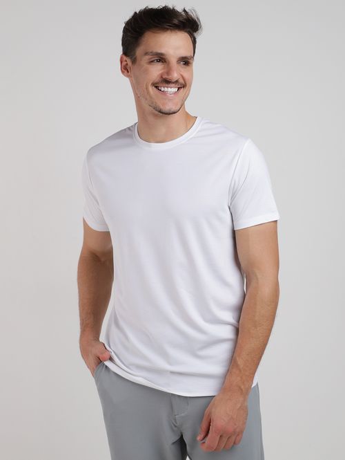 Camiseta Básica Masculina OFF WHITE