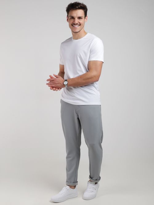 Camiseta Básica Masculina OFF WHITE