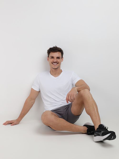 Camiseta Básica Poliamida Masculina BRANCO
