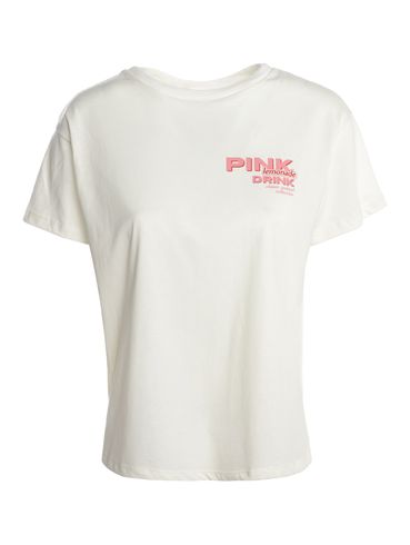 Blusa Manga Curta Pink Lemonade Feminina OFF WHITE