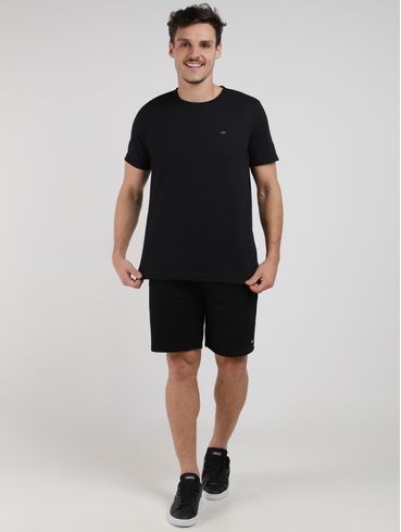 Camiseta Manga Curta Masculina PRETO