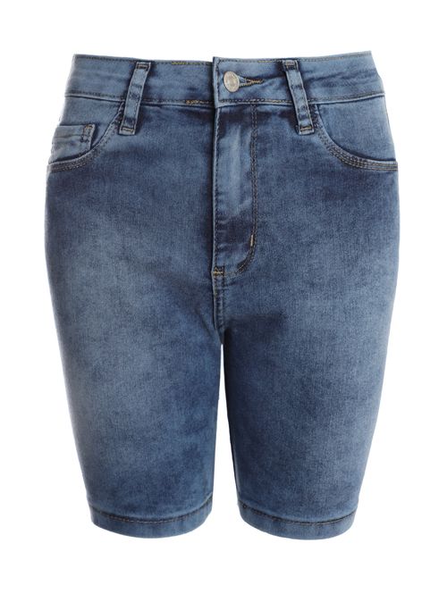 Bermuda Jeans Feminina AZUL
