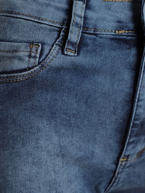 Bermuda Jeans Feminina AZUL