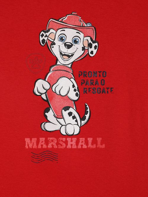 Conjunto Patrulha Canina Infantil Para Menino - VERMELHO